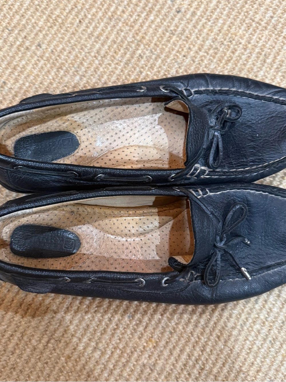 Sperry Black Rubber Sole loafers - Picture 2 of 7